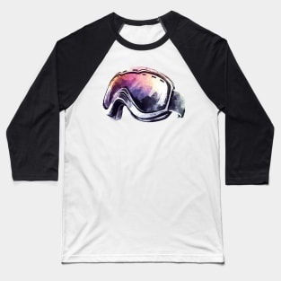 Skiing Goggles Baseball T-Shirt